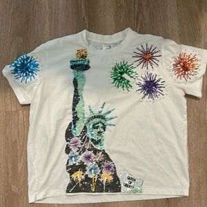 Queen of Sparkles - QOS - Statue of Liberty tee.